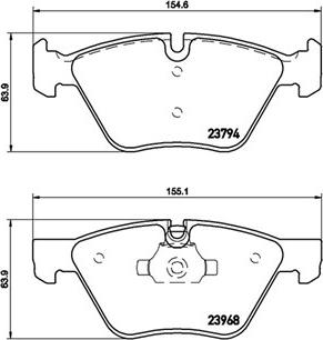 Magneti Marelli 363700506036 - Bremžu uzliku kompl., Disku bremzes www.autospares.lv