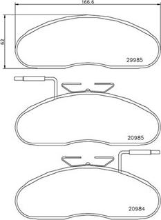 Magneti Marelli 363700507002 - Bremžu uzliku kompl., Disku bremzes autospares.lv