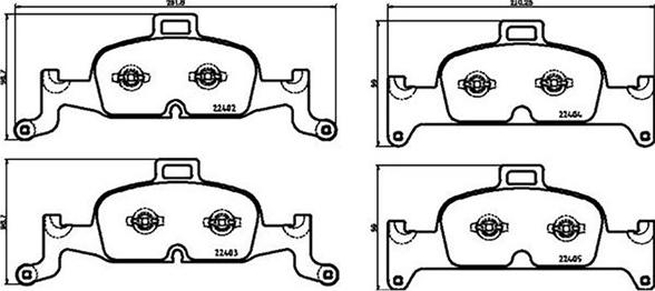 Magneti Marelli 363700585164 - Bremžu uzliku kompl., Disku bremzes www.autospares.lv