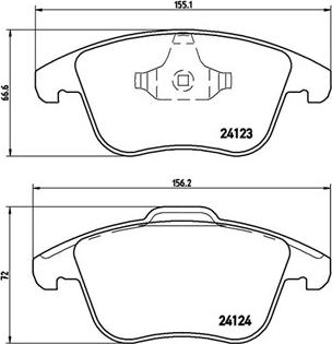 Magneti Marelli 363700524076 - Тормозные колодки, дисковые, комплект www.autospares.lv