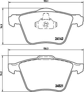 Magneti Marelli 363700524077 - Bremžu uzliku kompl., Disku bremzes www.autospares.lv