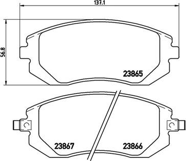 Magneti Marelli 363700578013 - Bremžu uzliku kompl., Disku bremzes autospares.lv