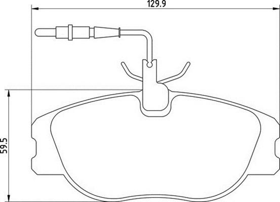 Magneti Marelli 363700205084 - Brake Pad Set, disc brake www.autospares.lv