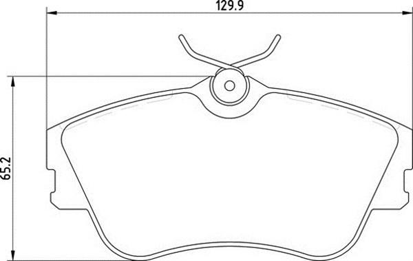 Magneti Marelli 363700205140 - Bremžu uzliku kompl., Disku bremzes autospares.lv