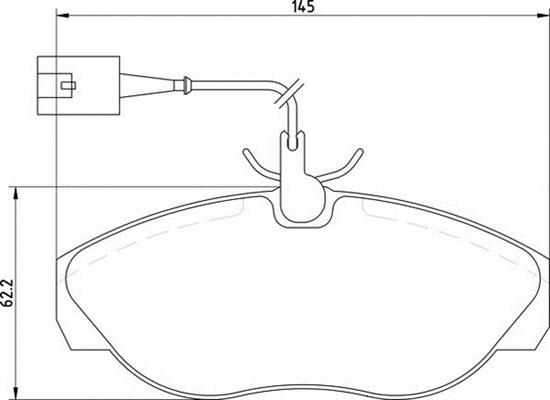 Magneti Marelli 363700205170 - Brake Pad Set, disc brake www.autospares.lv