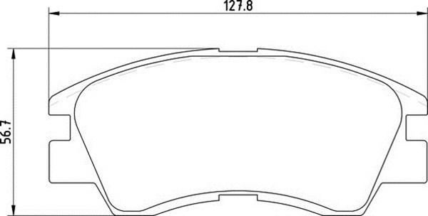 Magneti Marelli 363700200044 - Bremžu uzliku kompl., Disku bremzes autospares.lv