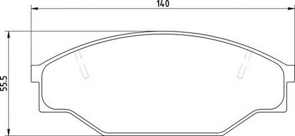 Magneti Marelli 363700200331 - Brake Pad Set, disc brake www.autospares.lv