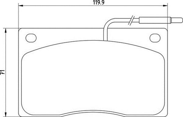 Magneti Marelli 363700200210 - Bremžu uzliku kompl., Disku bremzes autospares.lv