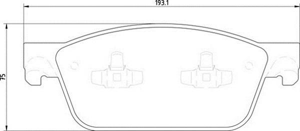 Magneti Marelli 363700201919 - Bremžu uzliku kompl., Disku bremzes www.autospares.lv