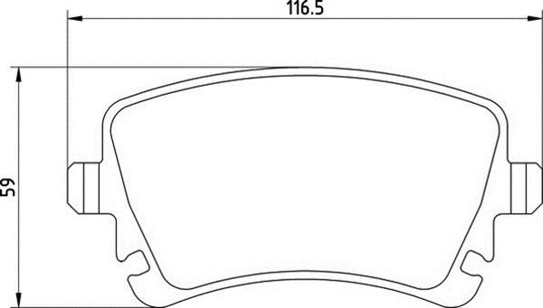 Magneti Marelli 363700201469 - Brake Pad Set, disc brake www.autospares.lv