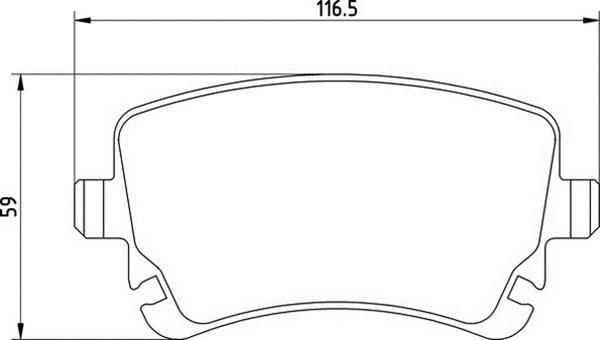 Magneti Marelli 363700201410 - Brake Pad Set, disc brake www.autospares.lv