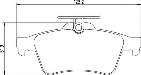 Magneti Marelli 363700201489 - Brake Pad Set, disc brake www.autospares.lv