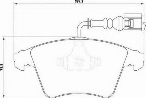 Magneti Marelli 363700201457 - Тормозные колодки, дисковые, комплект www.autospares.lv