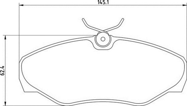 Magneti Marelli 363700201424 - Bremžu uzliku kompl., Disku bremzes autospares.lv