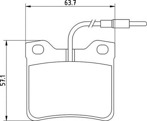 Magneti Marelli 363700201125 - Bremžu uzliku kompl., Disku bremzes www.autospares.lv