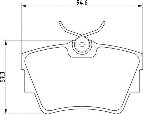 Magneti Marelli 363700201390 - Brake Pad Set, disc brake www.autospares.lv