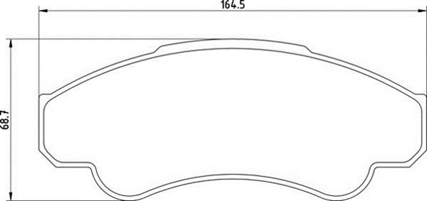 Magneti Marelli 363700201355 - Brake Pad Set, disc brake www.autospares.lv