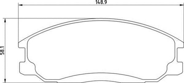 Magneti Marelli 363700201307 - Brake Pad Set, disc brake www.autospares.lv