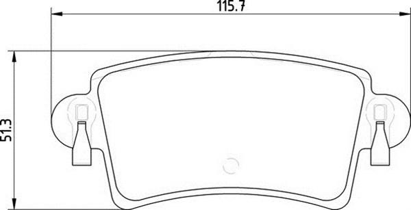 Magneti Marelli 363700201246 - Brake Pad Set, disc brake www.autospares.lv