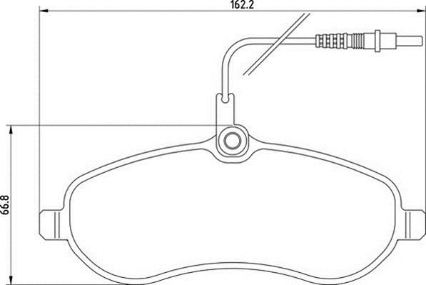 Magneti Marelli 363700201708 - Bremžu uzliku kompl., Disku bremzes www.autospares.lv