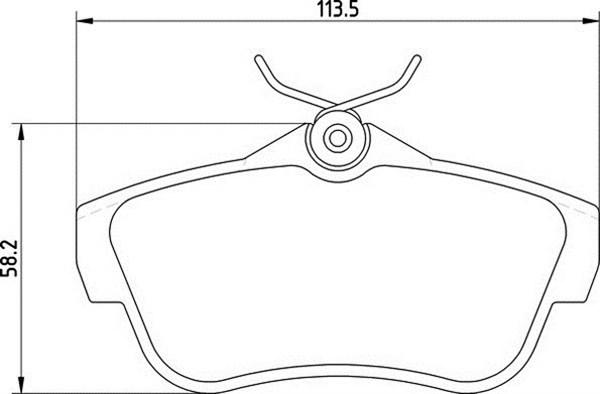 Magneti Marelli 363700201710 - Bremžu uzliku kompl., Disku bremzes autospares.lv