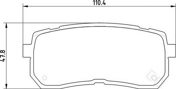 Magneti Marelli 363700201725 - Bremžu uzliku kompl., Disku bremzes www.autospares.lv