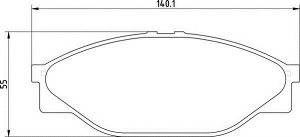 Magneti Marelli 363710203012 - Brake Pad Set, disc brake www.autospares.lv