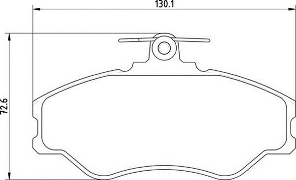 Magneti Marelli 363700203036 - Тормозные колодки, дисковые, комплект www.autospares.lv