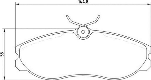 Magneti Marelli 363700203037 - Bremžu uzliku kompl., Disku bremzes www.autospares.lv