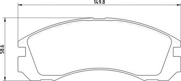 Magneti Marelli 363700203025 - Brake Pad Set, disc brake www.autospares.lv