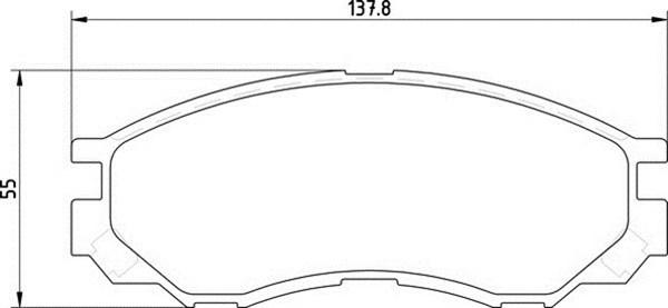 Magneti Marelli 363700203123 - Brake Pad Set, disc brake www.autospares.lv