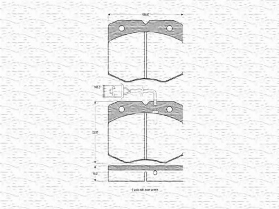 Magneti Marelli 363702160235 - Bremžu uzliku kompl., Disku bremzes www.autospares.lv