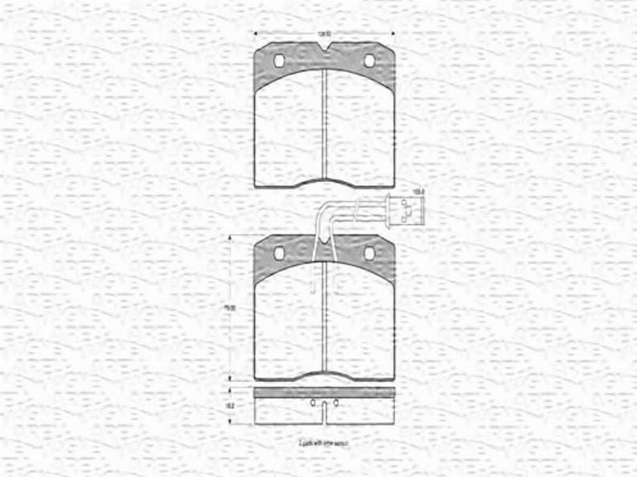 Magneti Marelli 363702160232 - Bremžu uzliku kompl., Disku bremzes www.autospares.lv