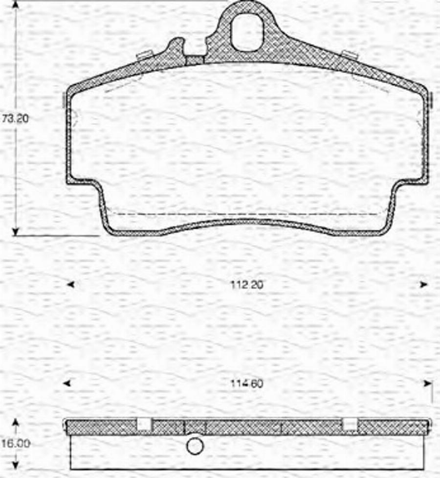 Magneti Marelli 363702161027 - Bremžu uzliku kompl., Disku bremzes www.autospares.lv