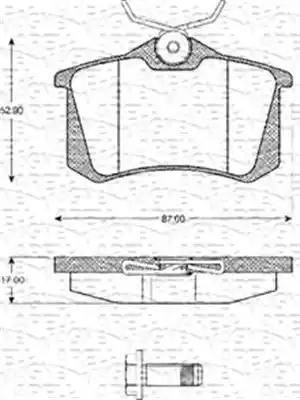 Magneti Marelli 363702161074 - Bremžu uzliku kompl., Disku bremzes autospares.lv