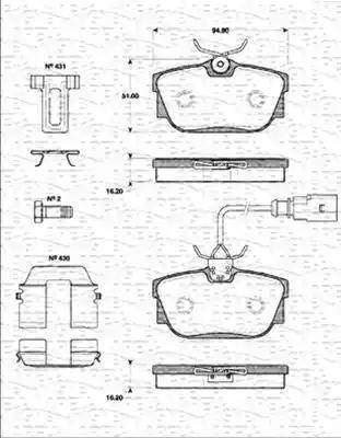 Lemförder 20614 04 - Brake Pad Set, disc brake www.autospares.lv