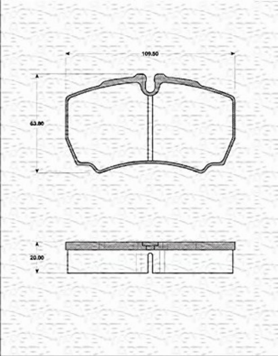 Magneti Marelli 363702161274 - Bremžu uzliku kompl., Disku bremzes www.autospares.lv