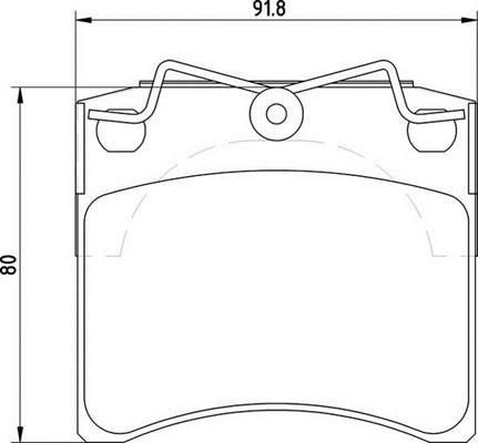 Magneti Marelli 363710205115 - Bremžu uzliku kompl., Disku bremzes www.autospares.lv