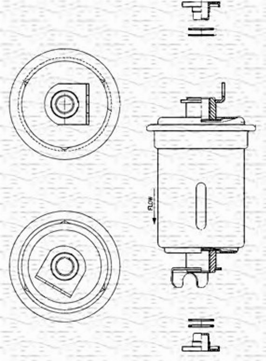 Magneti Marelli 213908907000 - Degvielas filtrs www.autospares.lv