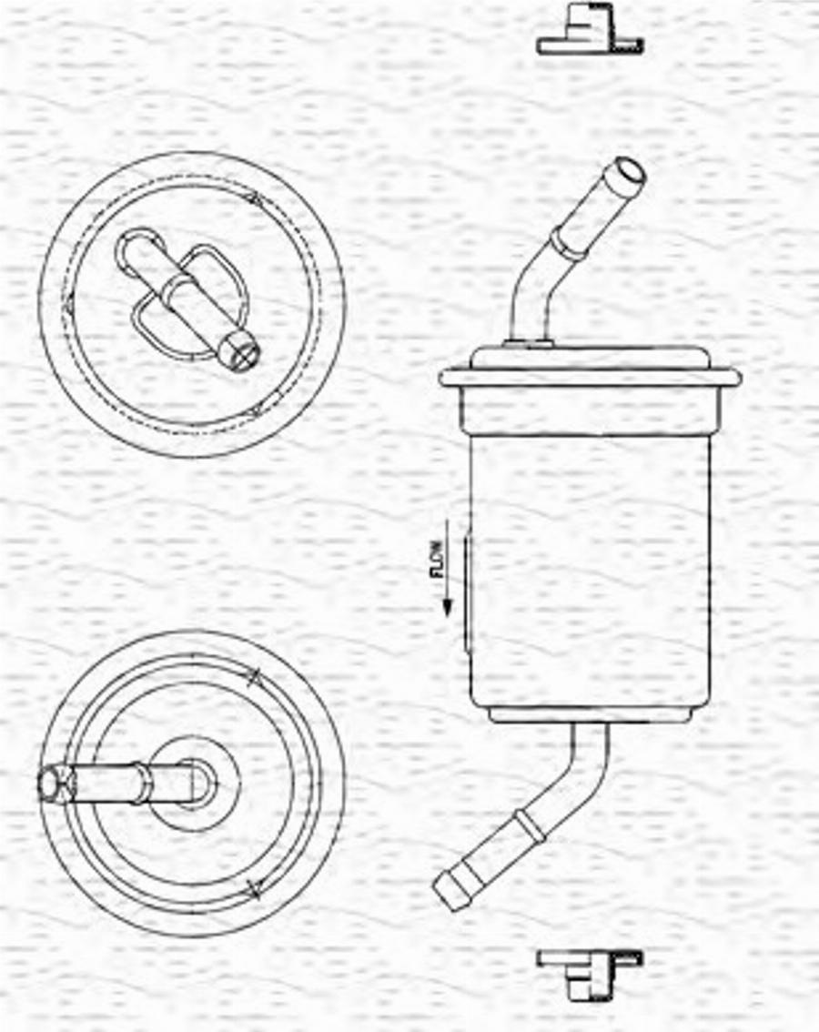 Magneti Marelli 213908907800 - Degvielas filtrs www.autospares.lv