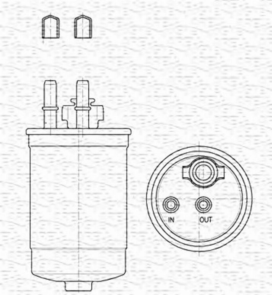 Magneti Marelli 213908552000 - Degvielas filtrs www.autospares.lv