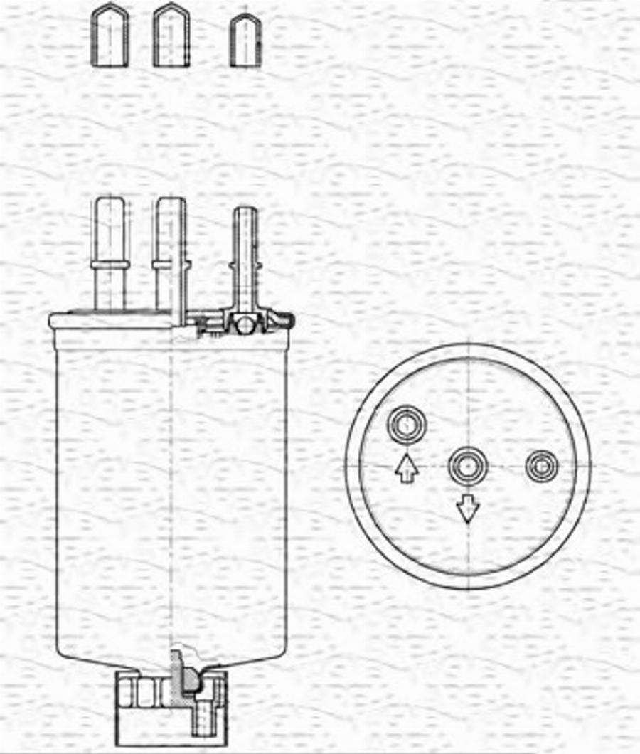 Magneti Marelli 213908566000 - Degvielas filtrs www.autospares.lv