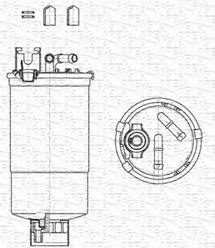 Magneti Marelli 213908561000 - Fuel filter www.autospares.lv