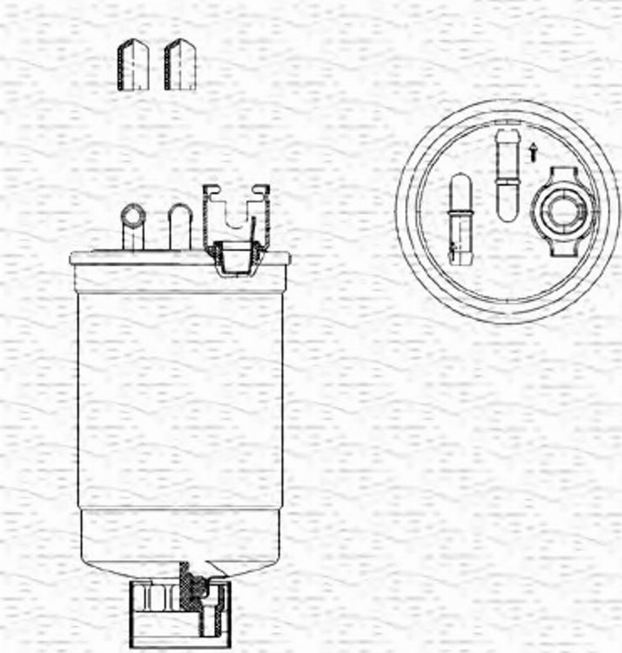 Magneti Marelli 213908562000 - Fuel filter www.autospares.lv