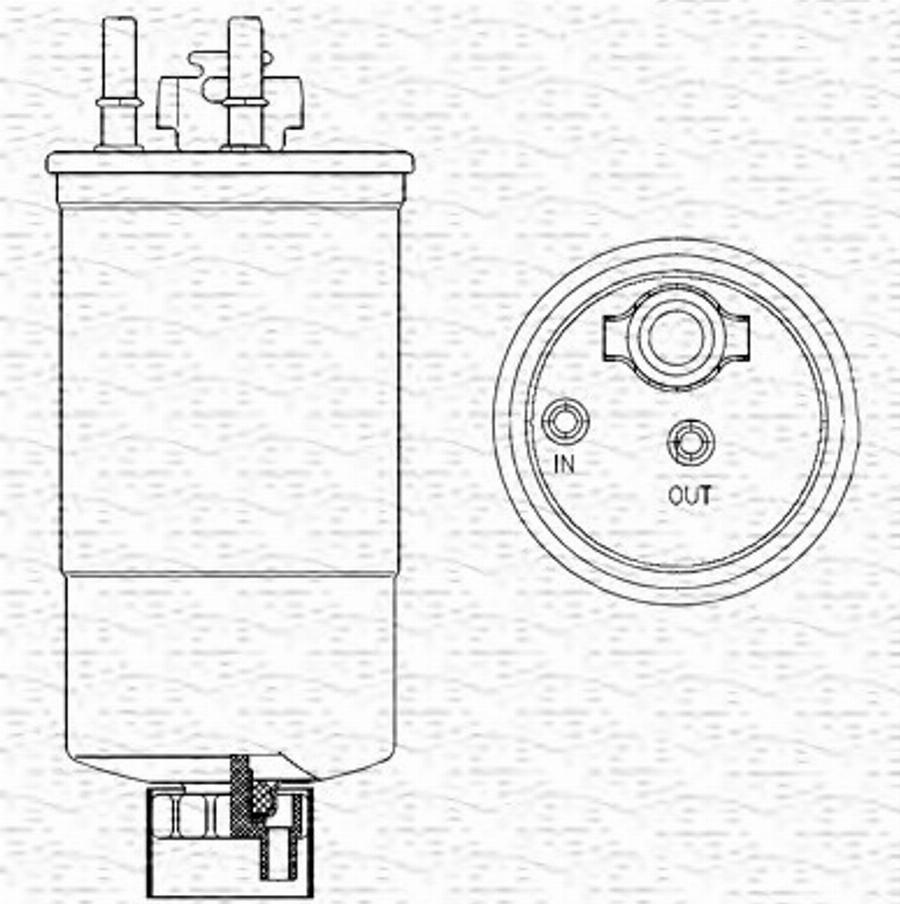 Magneti Marelli 213908536000 - Degvielas filtrs www.autospares.lv