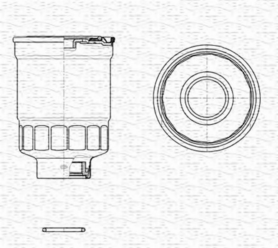 Magneti Marelli 213908526000 - Топливный фильтр www.autospares.lv