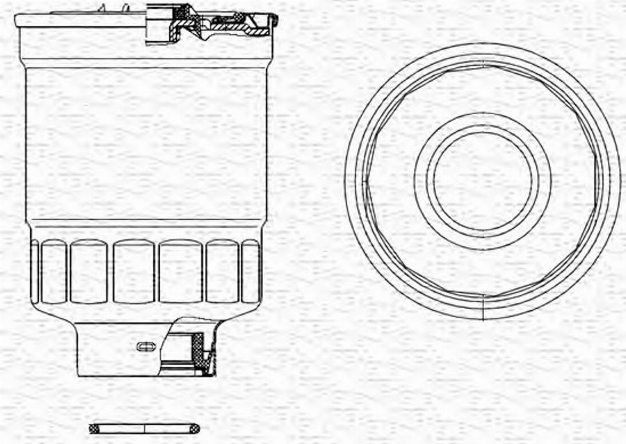 Magneti Marelli 213908523000 - Degvielas filtrs autospares.lv