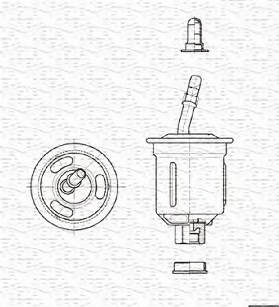 Magneti Marelli 213908306700 - Degvielas filtrs www.autospares.lv