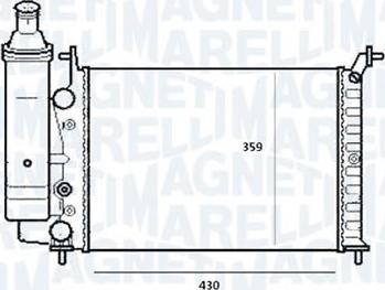 Magneti Marelli - BR RMM1005HFT - Radiators, Motora dzesēšanas sistēma www.autospares.lv