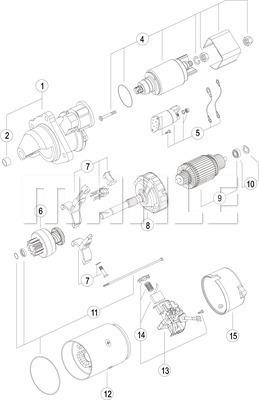 MAHLE MS 31 - Starter www.autospares.lv